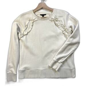 Banana Republic Ruffle Shoulder Seam Size S